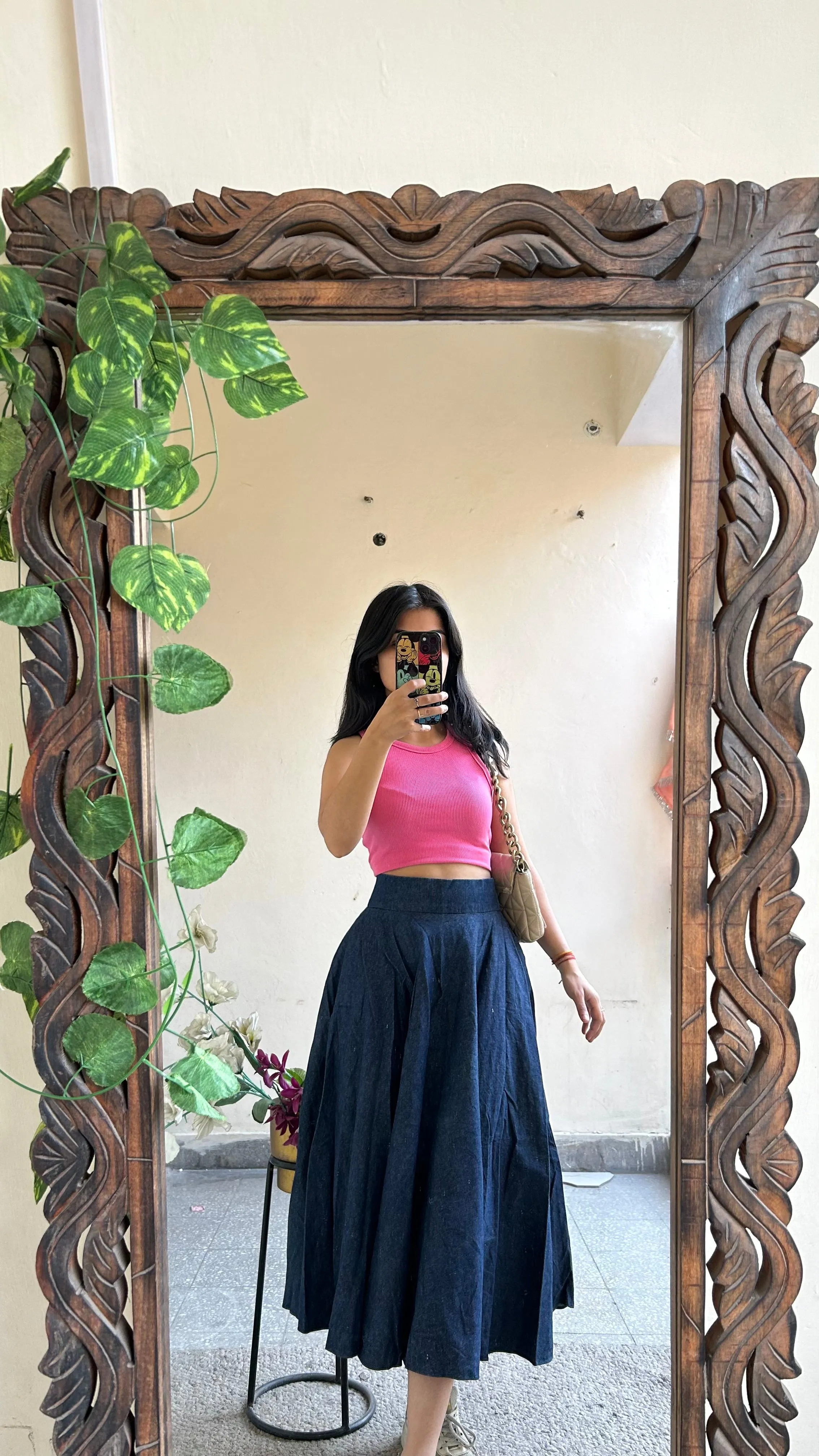 01)Korean skirt waist:30/l:30