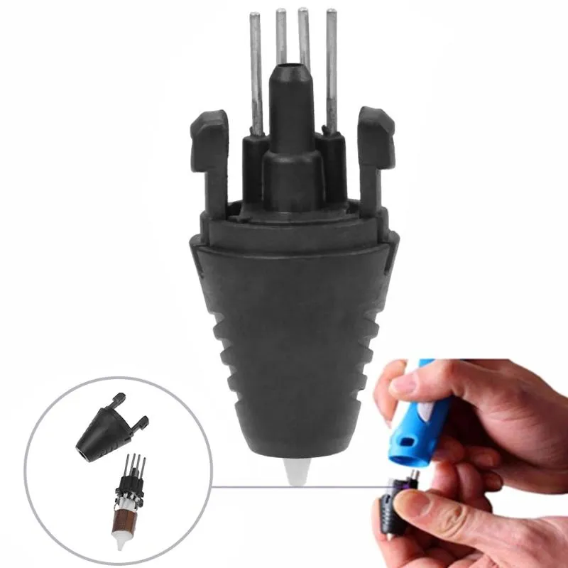 0.7mm 3D Printing Pen Nozzle Printer Parts Accessories Second Generation Injector Head Ceramic Nozzle Parts for 3D Printer Pens