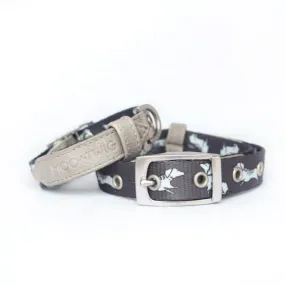 [15% OFF] Moo   Twig Vegan Leather The Twiggy Charcoal Dog Collar