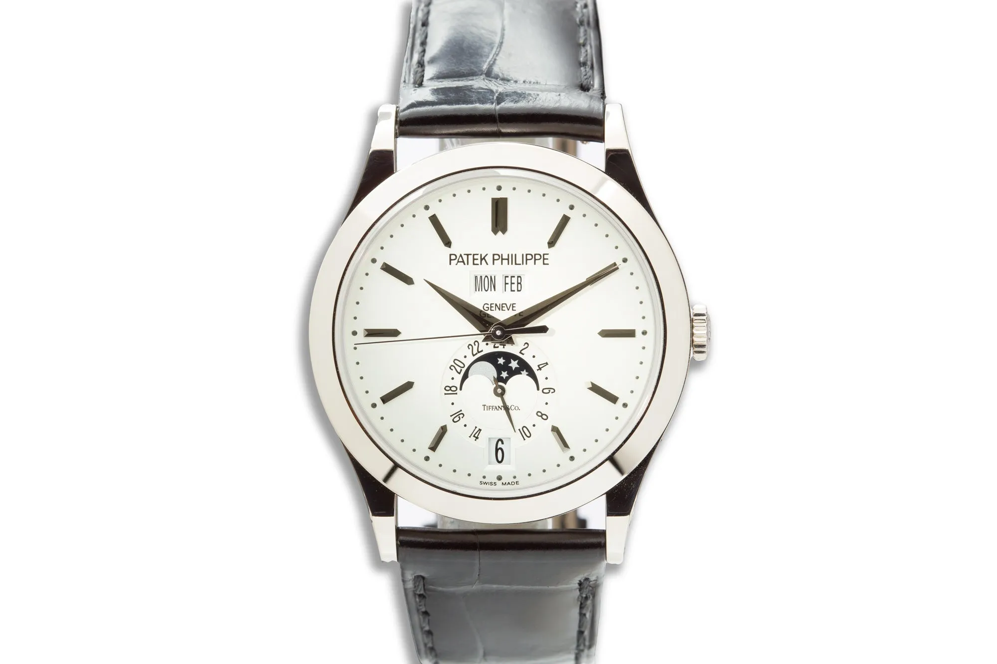 2019 Patek Philippe 5396G-011 Opaline Tiffany Dial Annual Calendar Box, Papers, Travel Case
