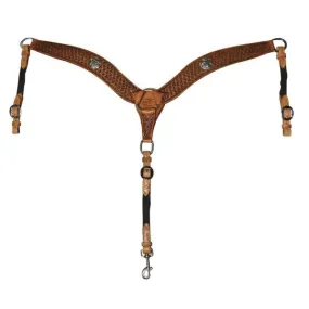 6921W MARLENE MCRAE SNOWFLAKE WITH BRITE CUT CONCHOS BREAST COLLAR