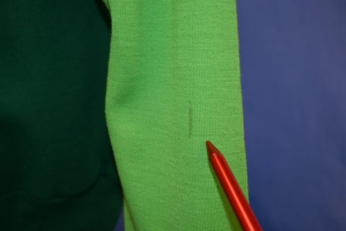 80s Designer Sportswear Green Zip Up Track Jacket Small
