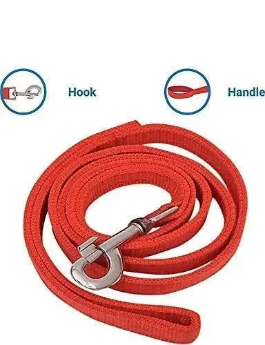 adidog Dog Neck Collar Belts and Leash Set (colour may vary , Medium,  )