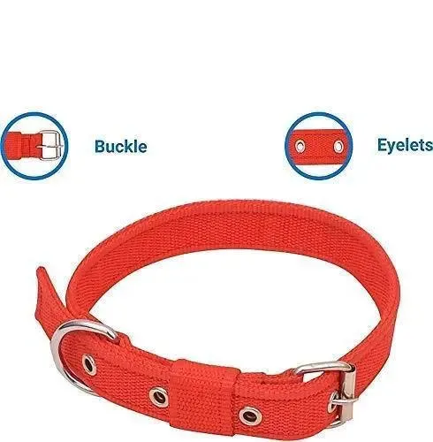 adidog Dog Neck Collar Belts and Leash Set (colour may vary , Medium,  )