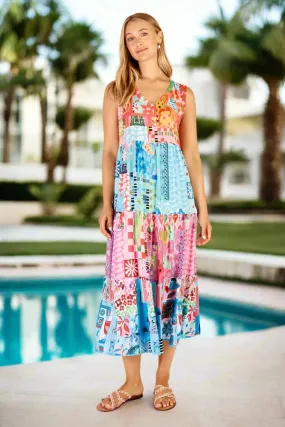 Aliah Sleeveless Dress Multi