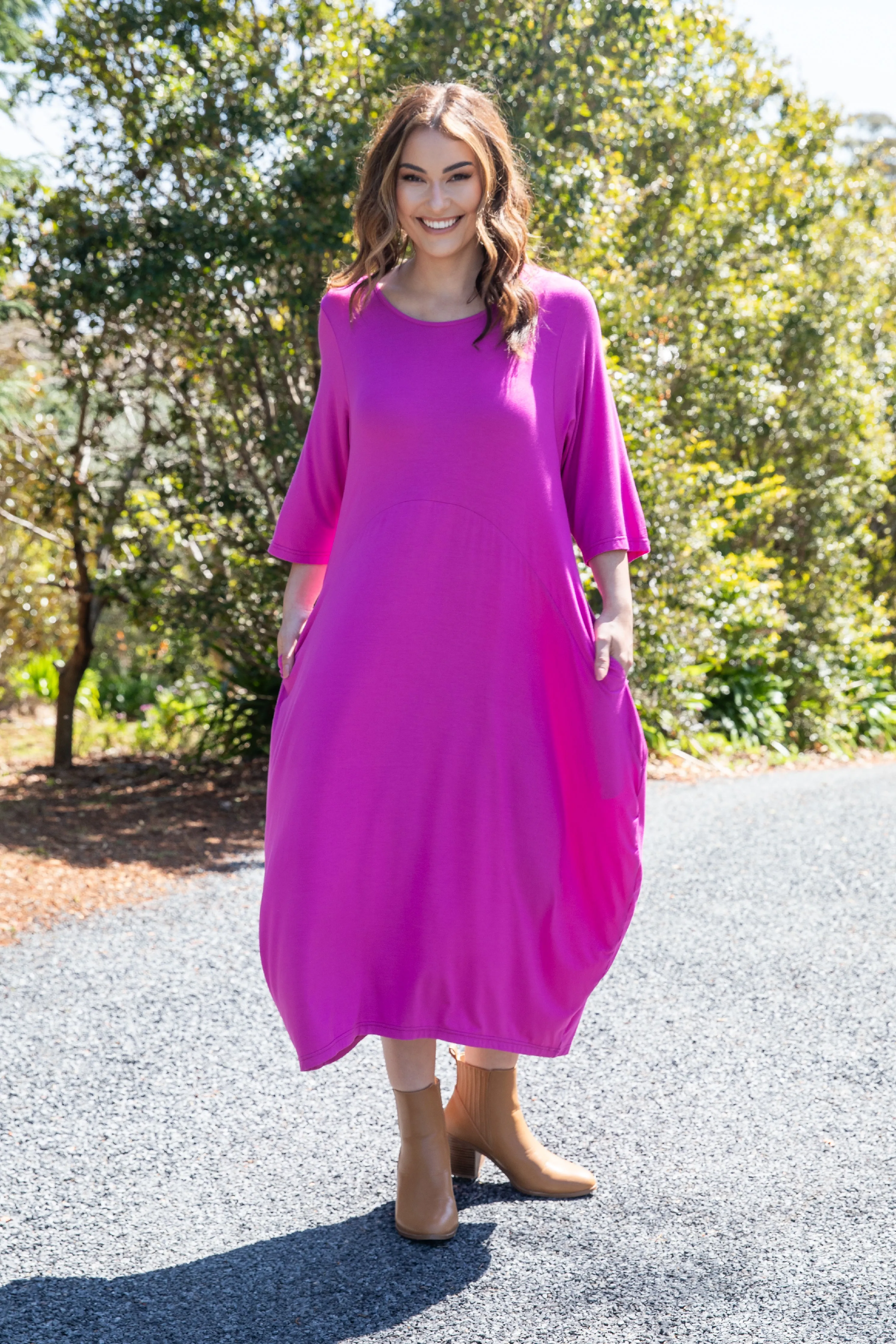 Alviva Dress | Plum Pink | FINAL SALE