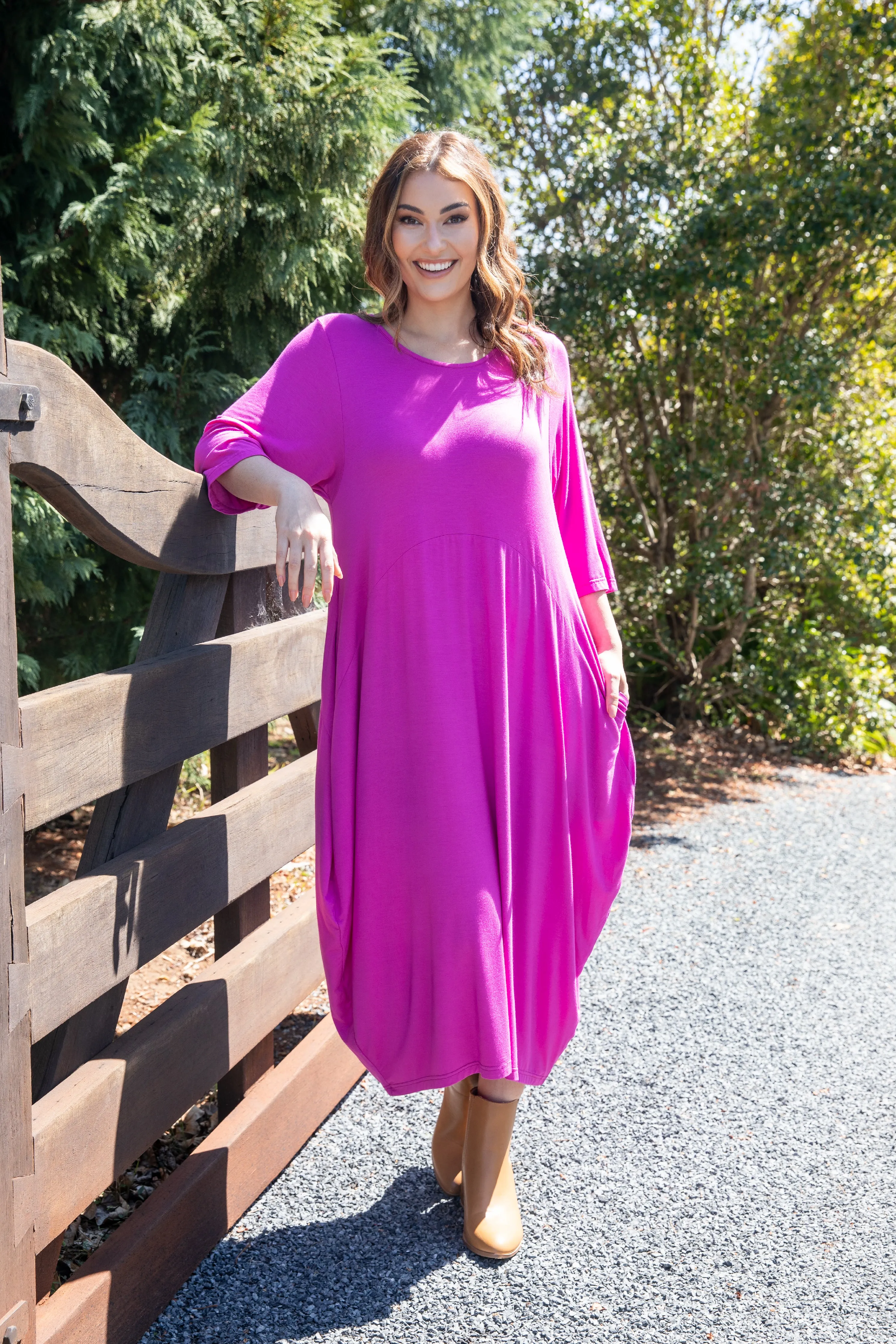 Alviva Dress | Plum Pink | FINAL SALE
