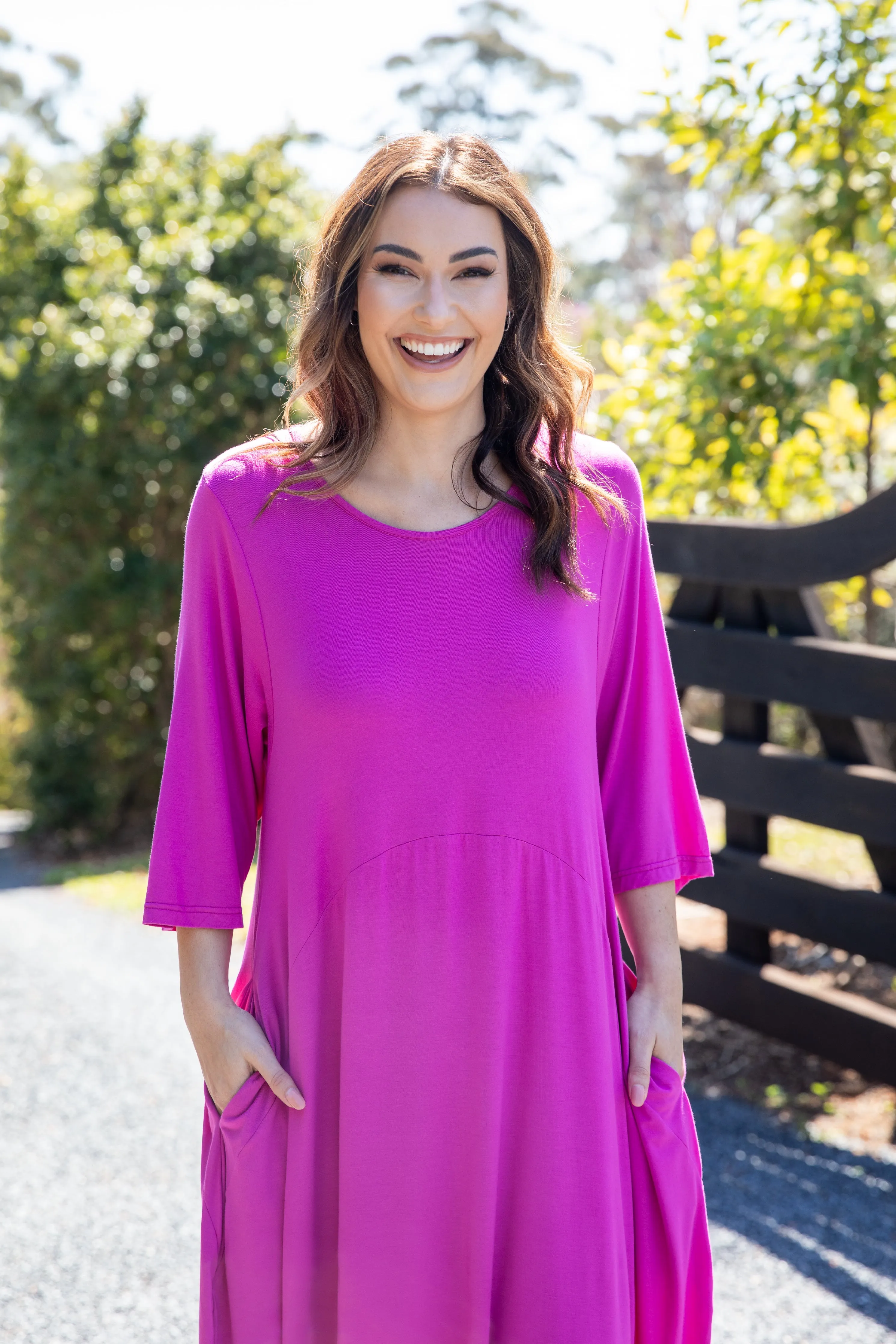 Alviva Dress | Plum Pink | FINAL SALE