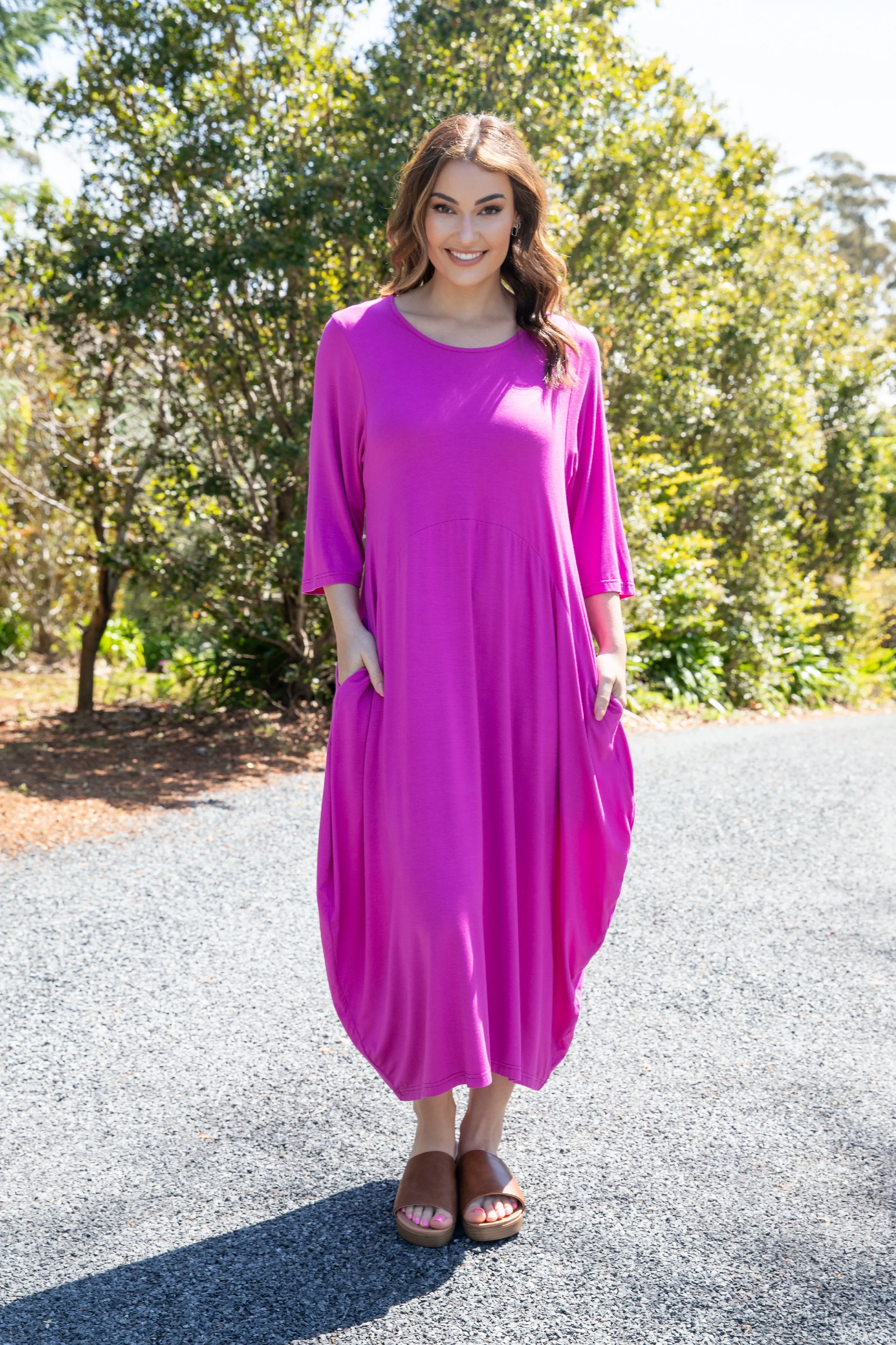 Alviva Dress | Plum Pink | FINAL SALE