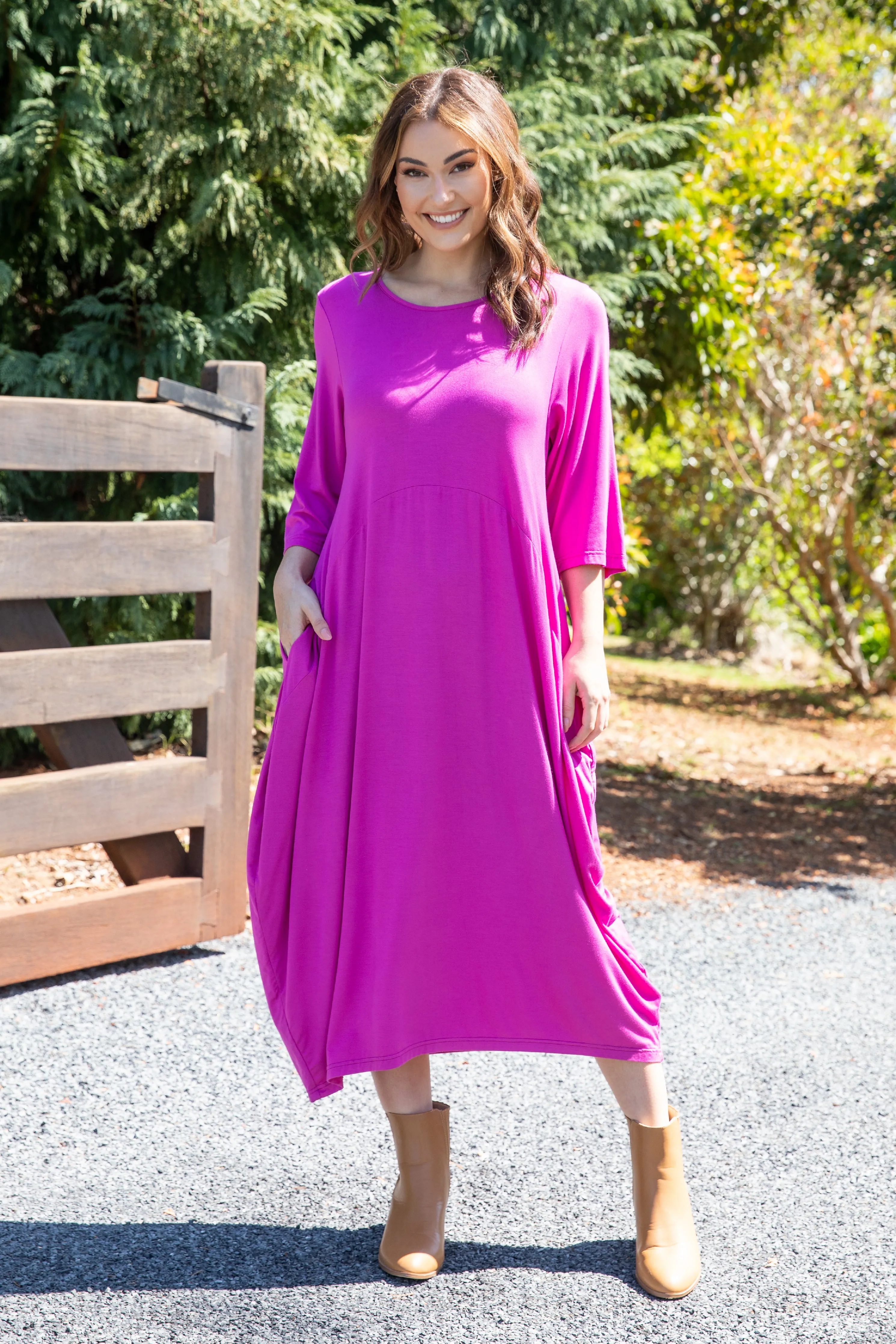 Alviva Dress | Plum Pink | FINAL SALE