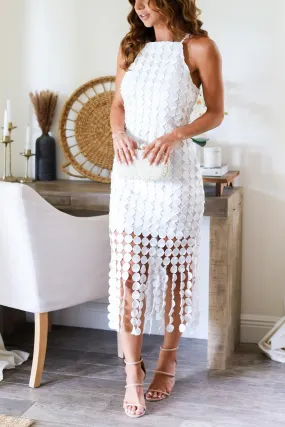 Amira Lace Midi Dress