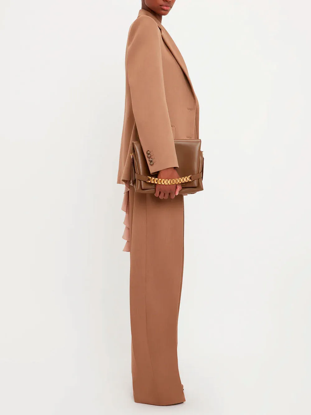 Asymmetric double layer jacket