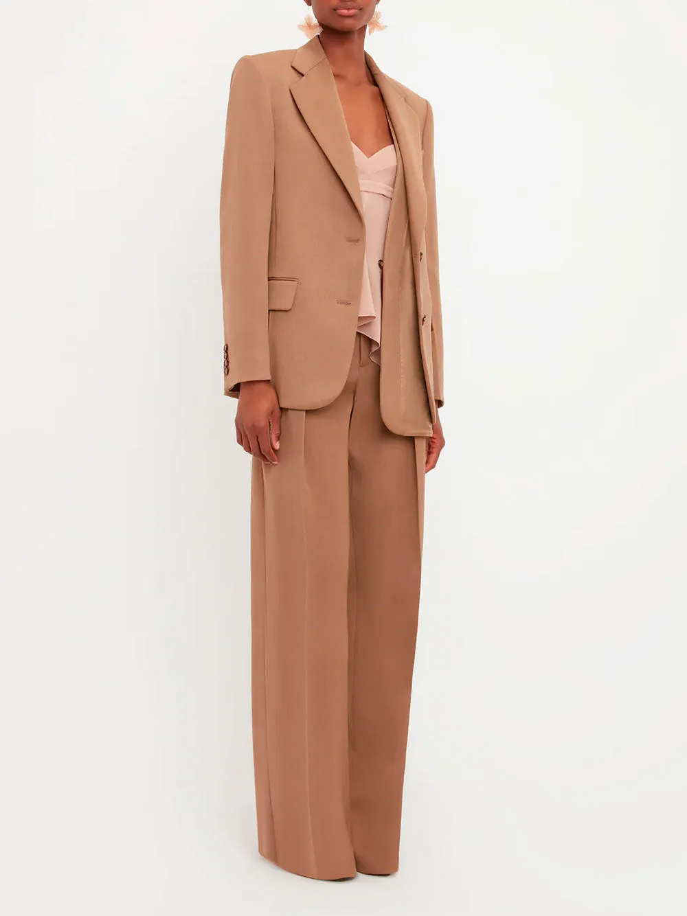 Asymmetric double layer jacket