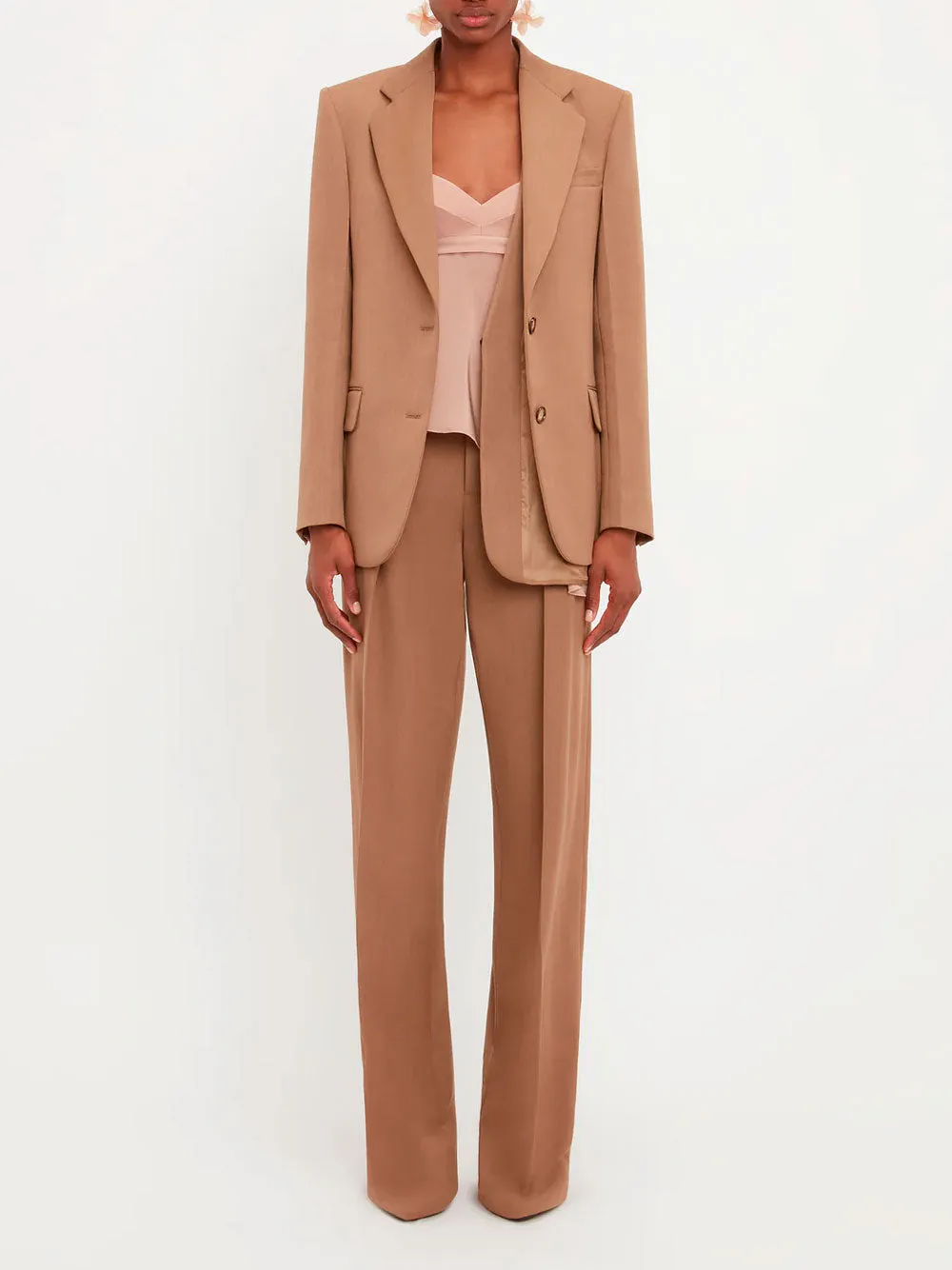 Asymmetric double layer jacket