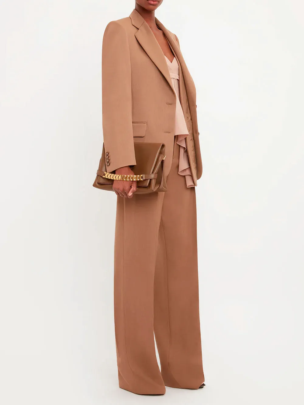 Asymmetric double layer jacket