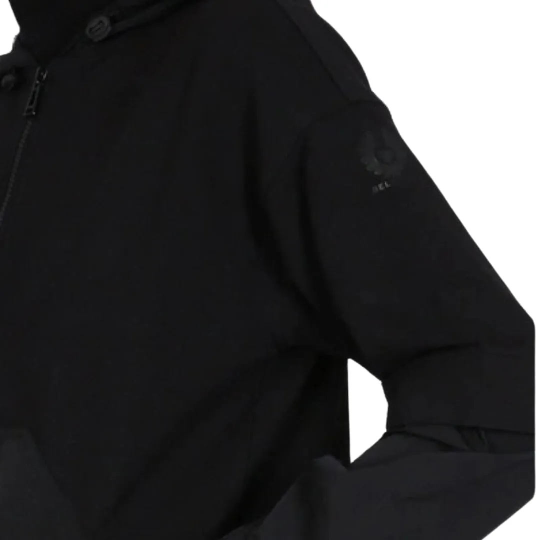 Belstaff Torque Black Zip-Up Sweatshirt