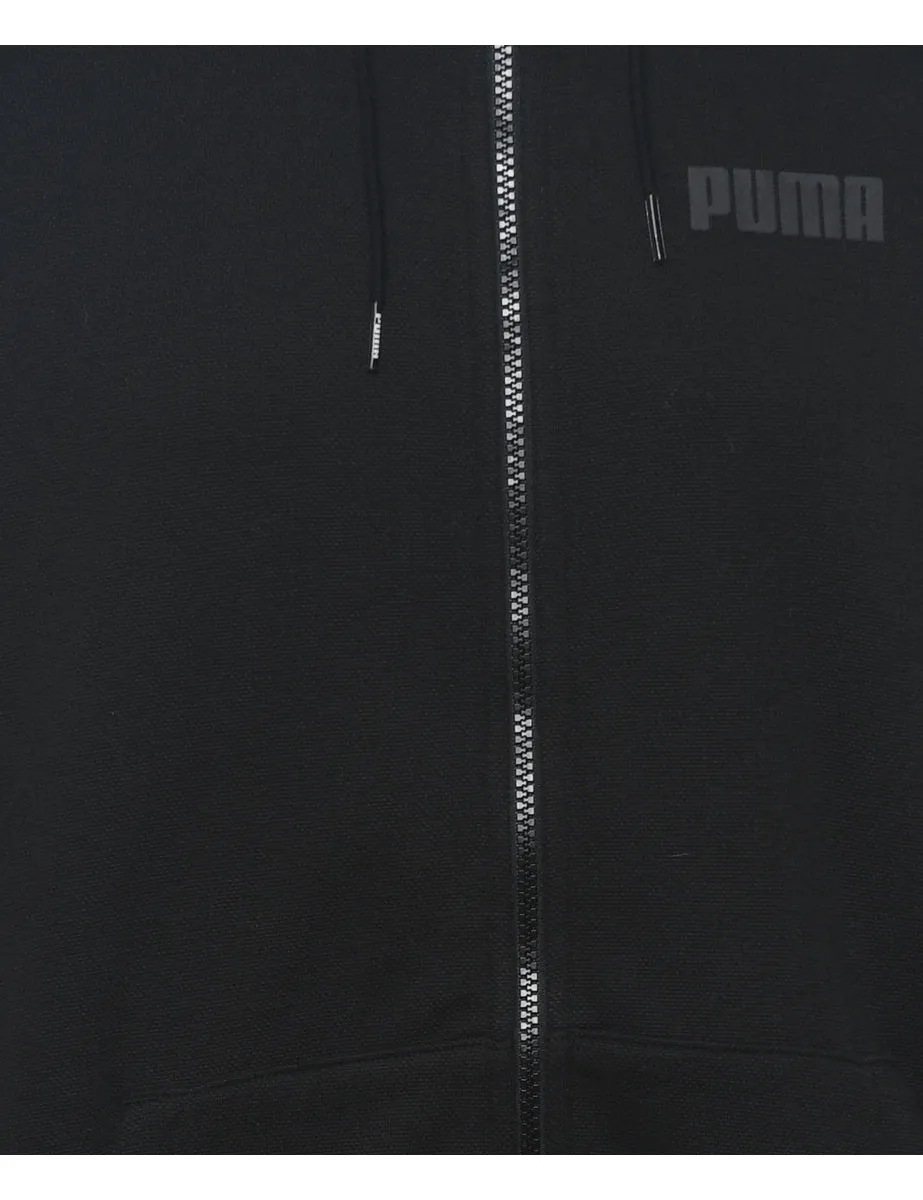 Black Puma Hooded Track Top - XL