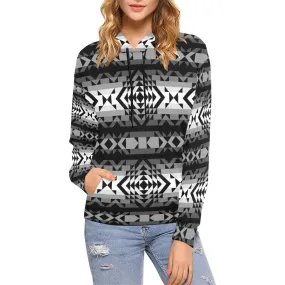 Black Rose Shadow Hoodie for Women (USA Size)