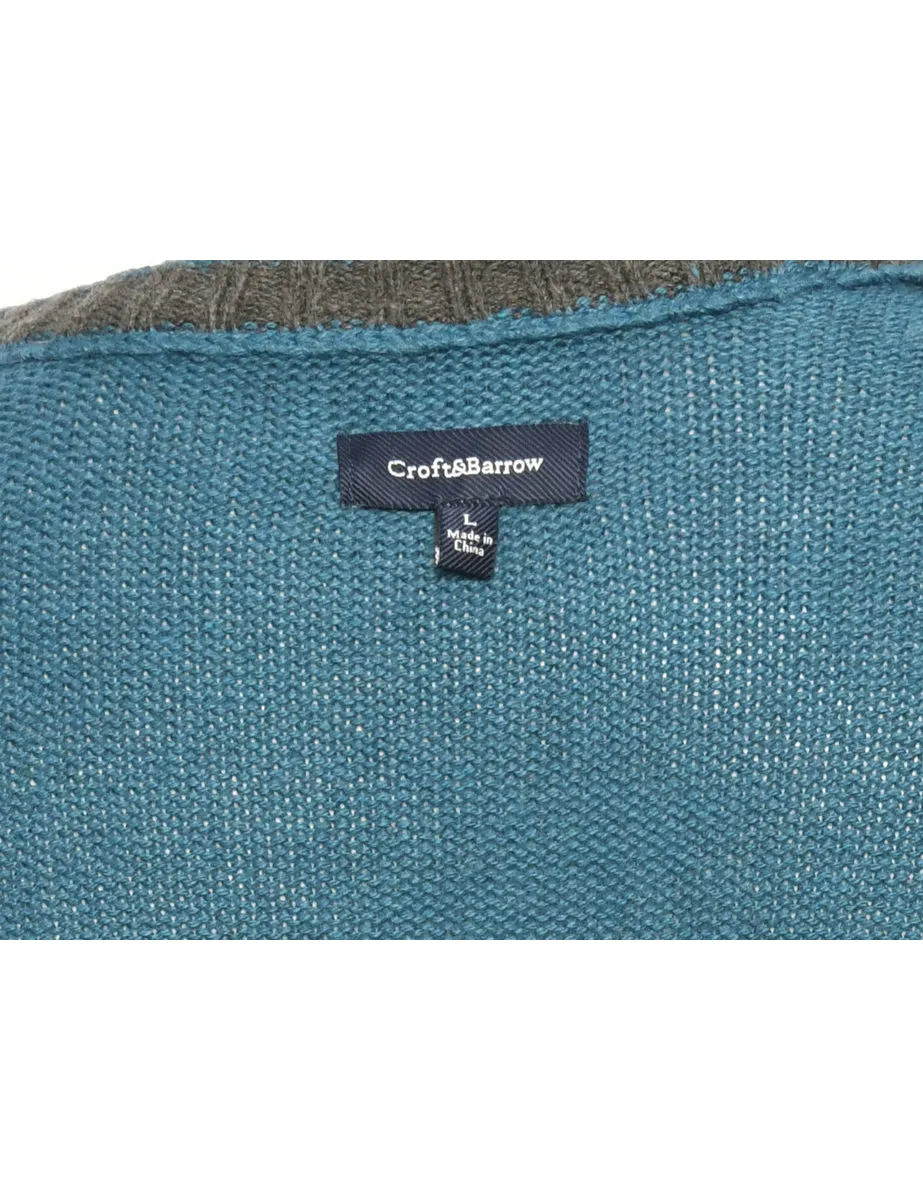 Blue Croft & Barrow Jumper - L