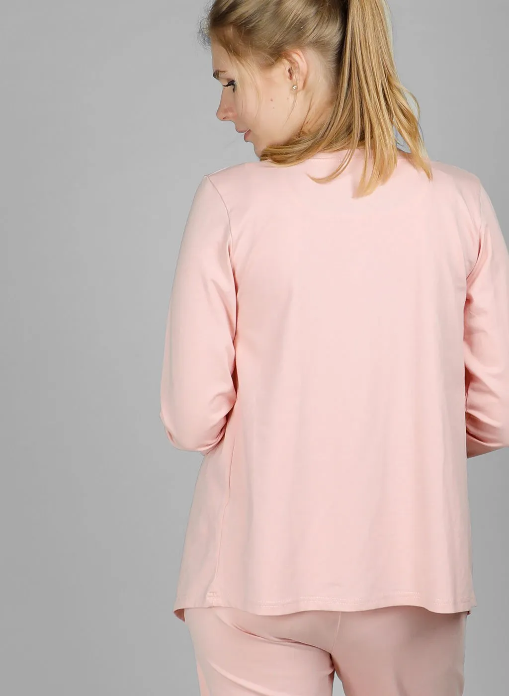 Blush Pink Maternity & Nursing Pajamas