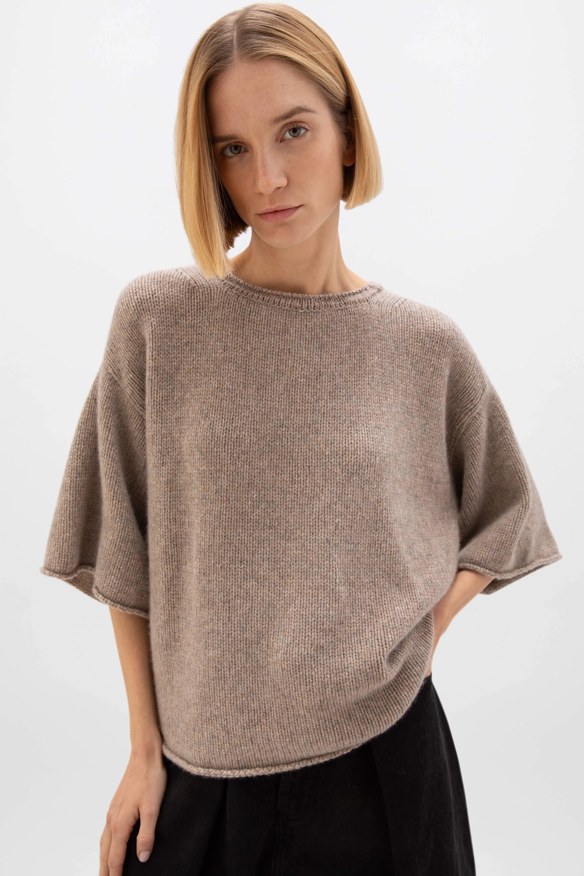 Boat Neck Cashmere Jumper