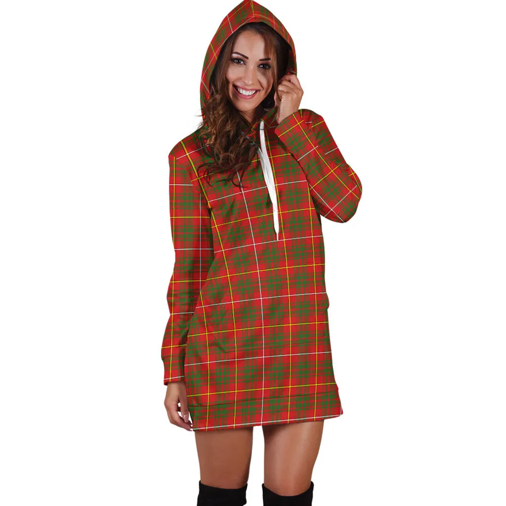 Bruce County Canada Tartan Hoodie Dress