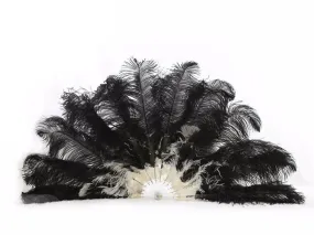 Burlesque Feather Fan - Double Layer