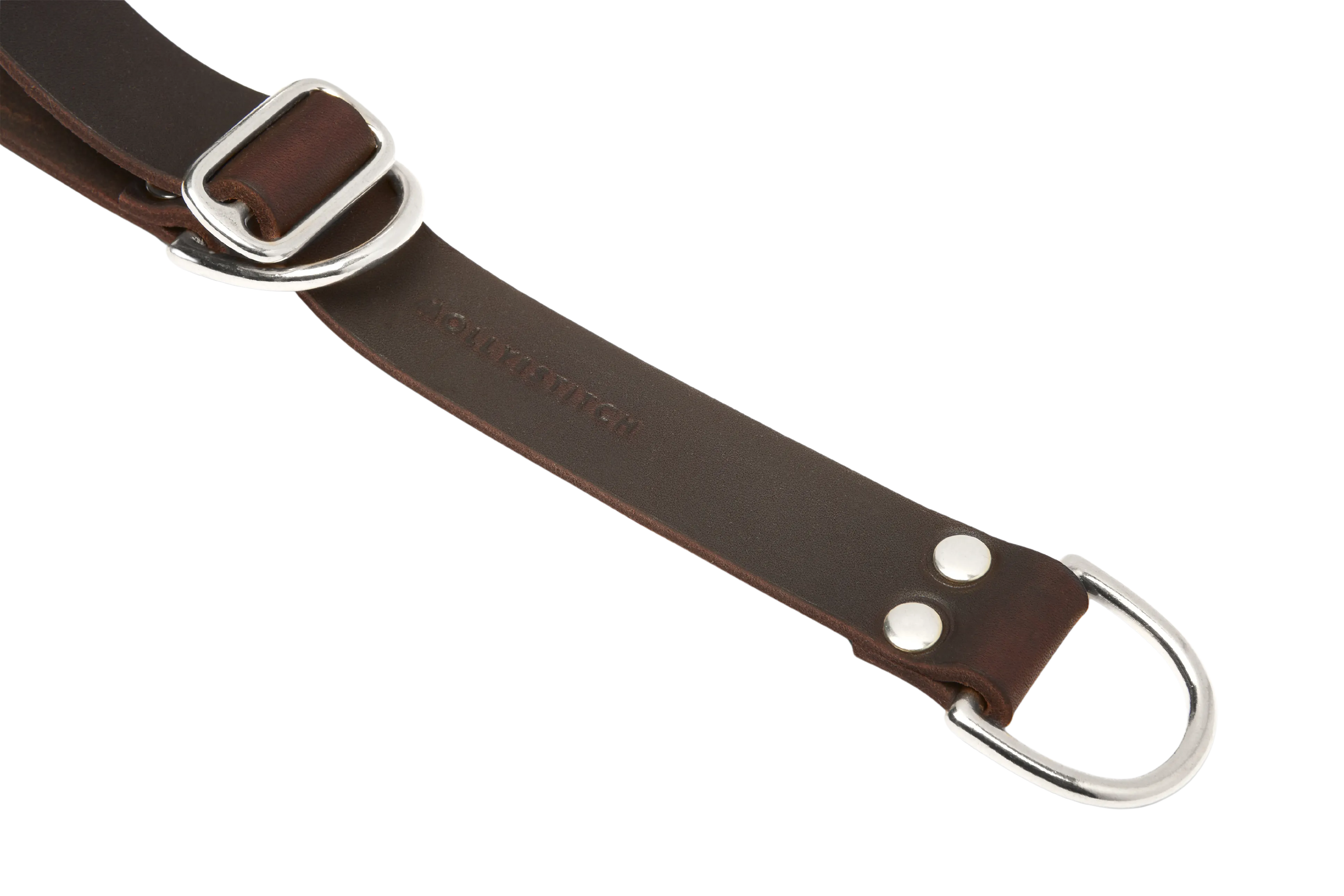 Butter Leather Retriever Dog Collar - Classic Brown