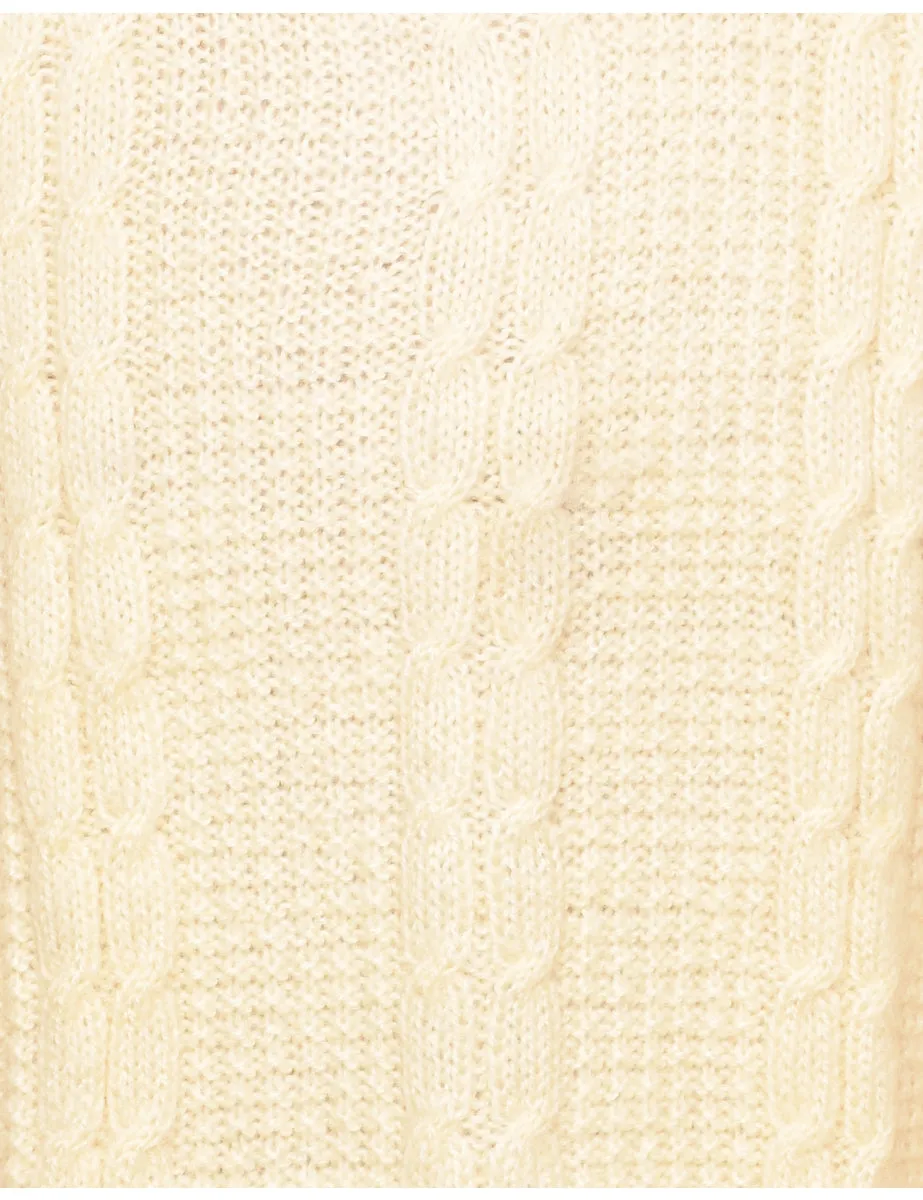 Cable Knit Jumper - XL