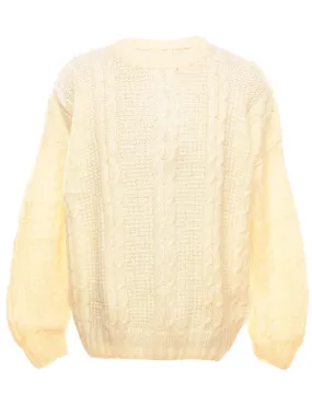 Cable Knit Jumper - XL