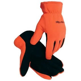 Caiman 1399-5 Premium Deerskin Split Leather Palm with Fleece Back and Heatrac II Insulation