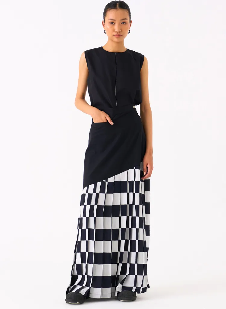 Checkered Skirt