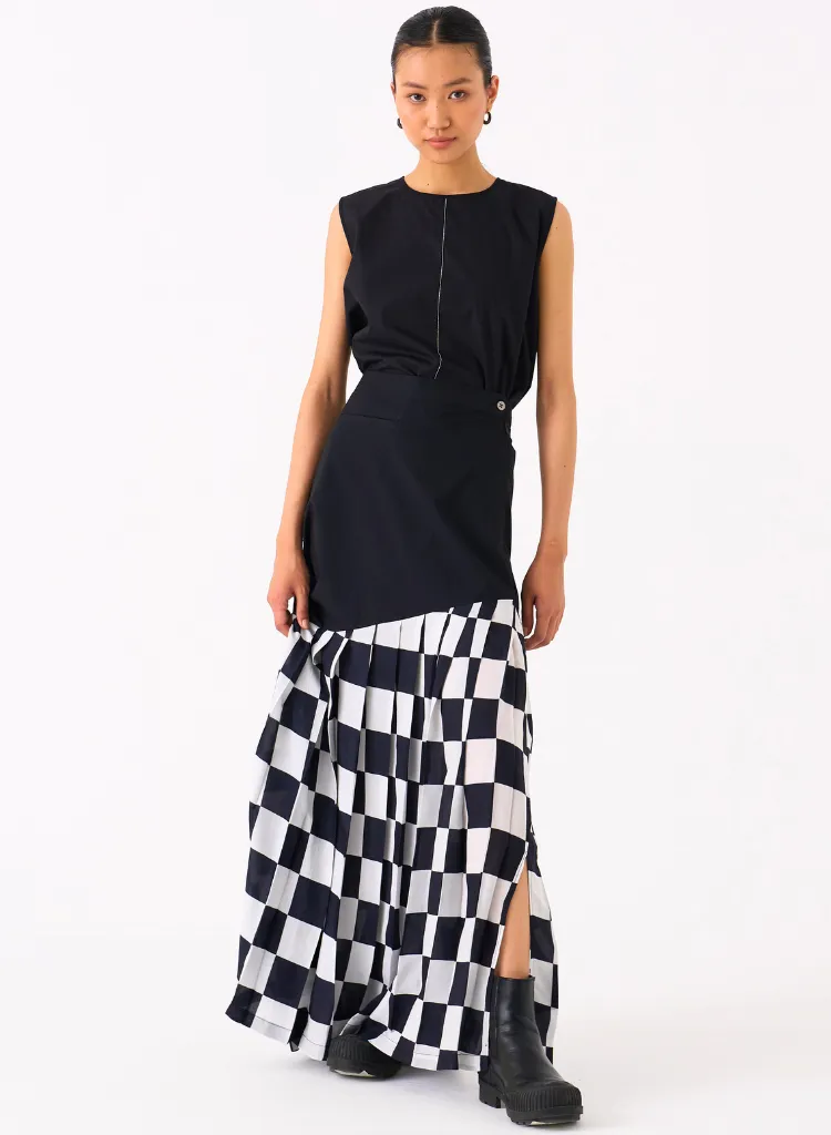 Checkered Skirt