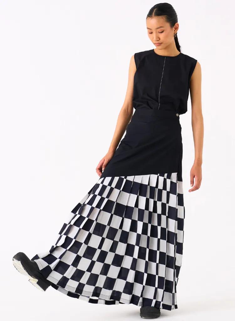 Checkered Skirt