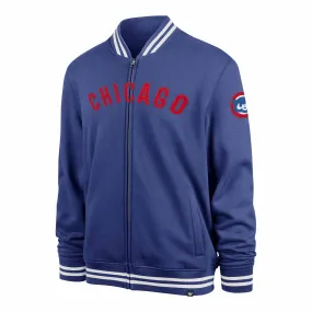Chicago Cubs Jetty Blue Wax Pack Pro Camden Track Jacket