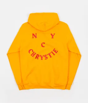 Chrystie NYC Smile Logo Hoodie - Gold