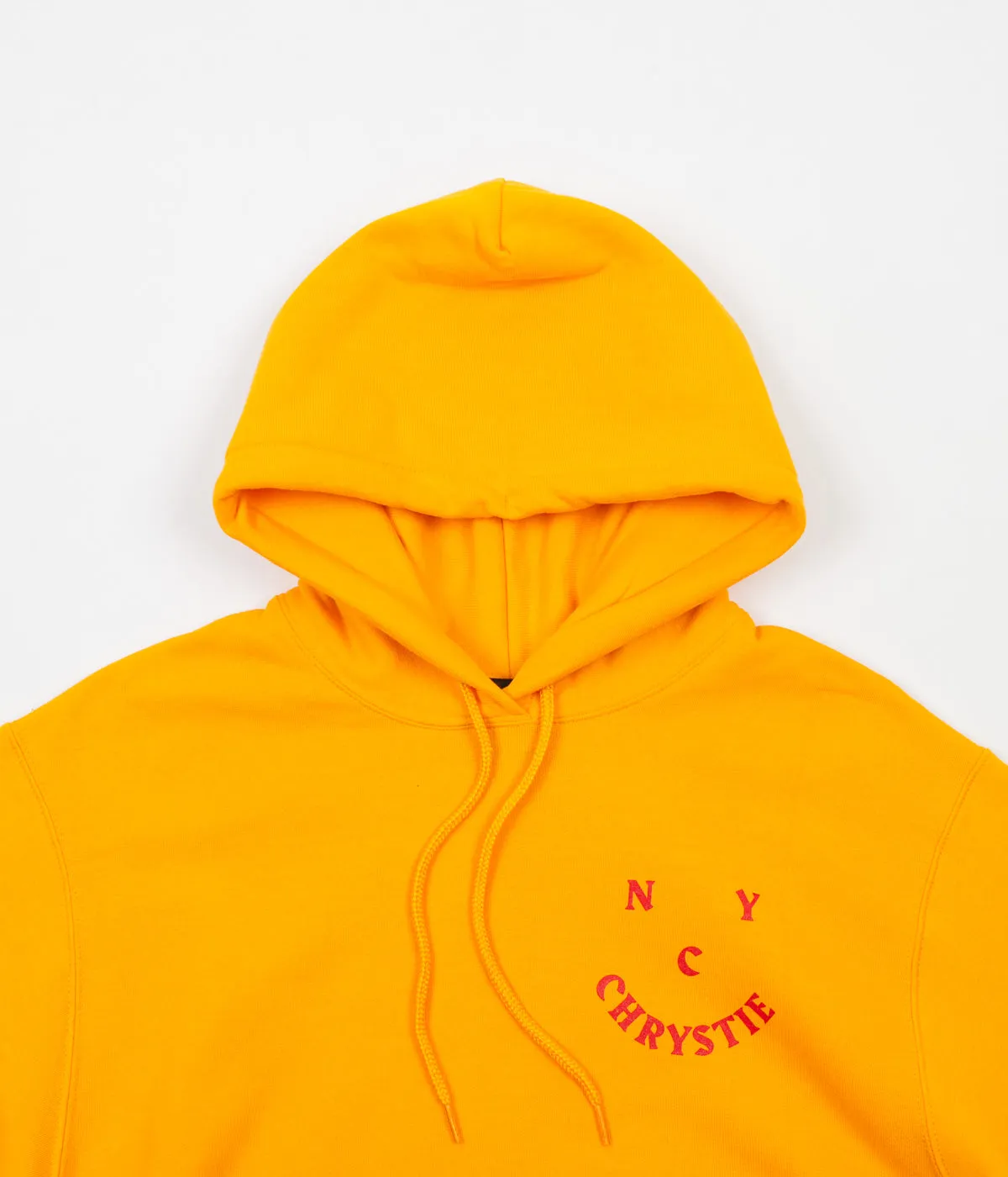 Chrystie NYC Smile Logo Hoodie - Gold