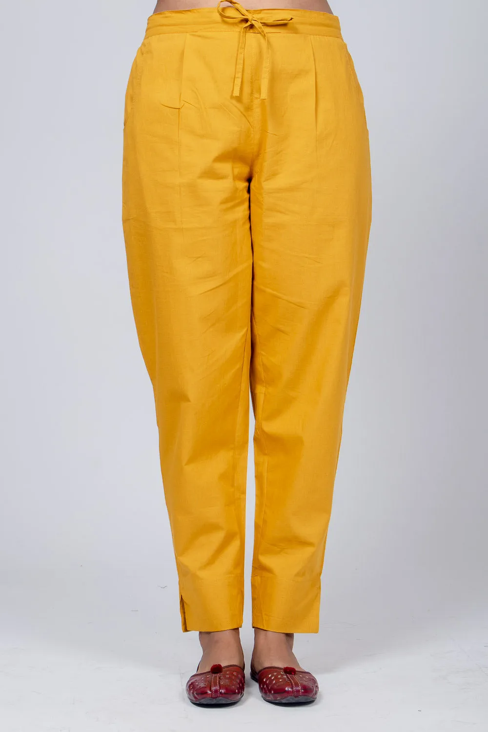 Cotton Pant - Mustard Yellow