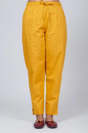 Cotton Pant - Mustard Yellow