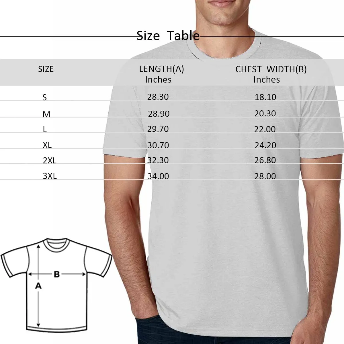Custom Face Christmas Shirt Personalized My Face on Men's All Over Print T-shirt for Boyfriend