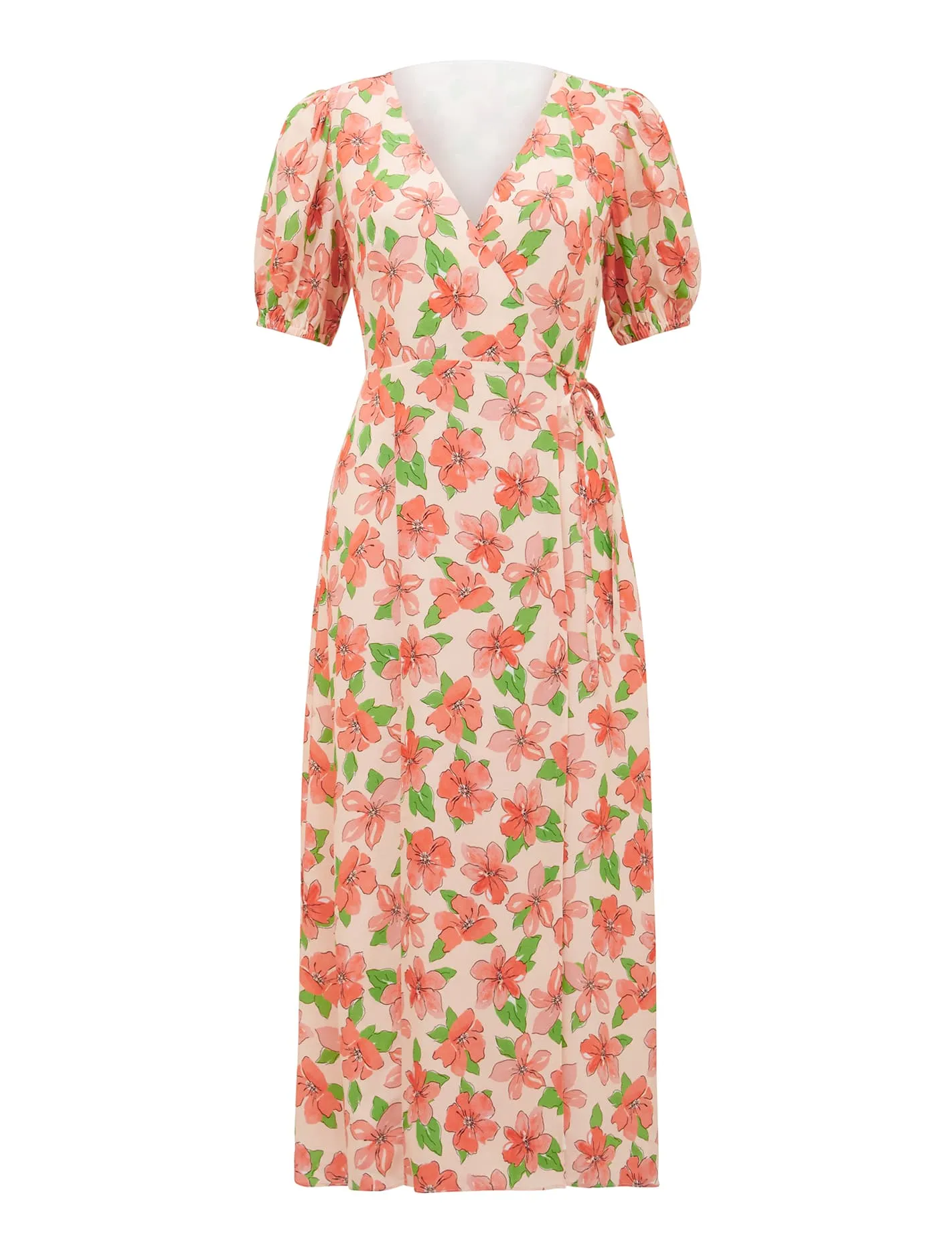 Daisy Wrap Midi Dress