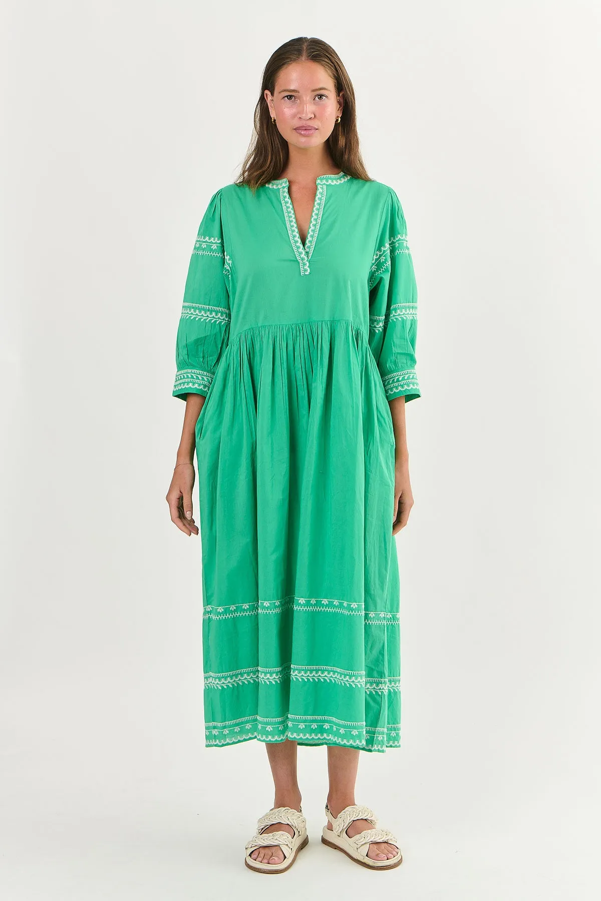 DE08 Dress in Seagrass