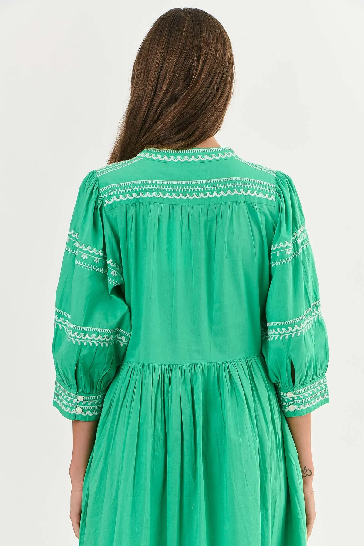 DE08 Dress in Seagrass