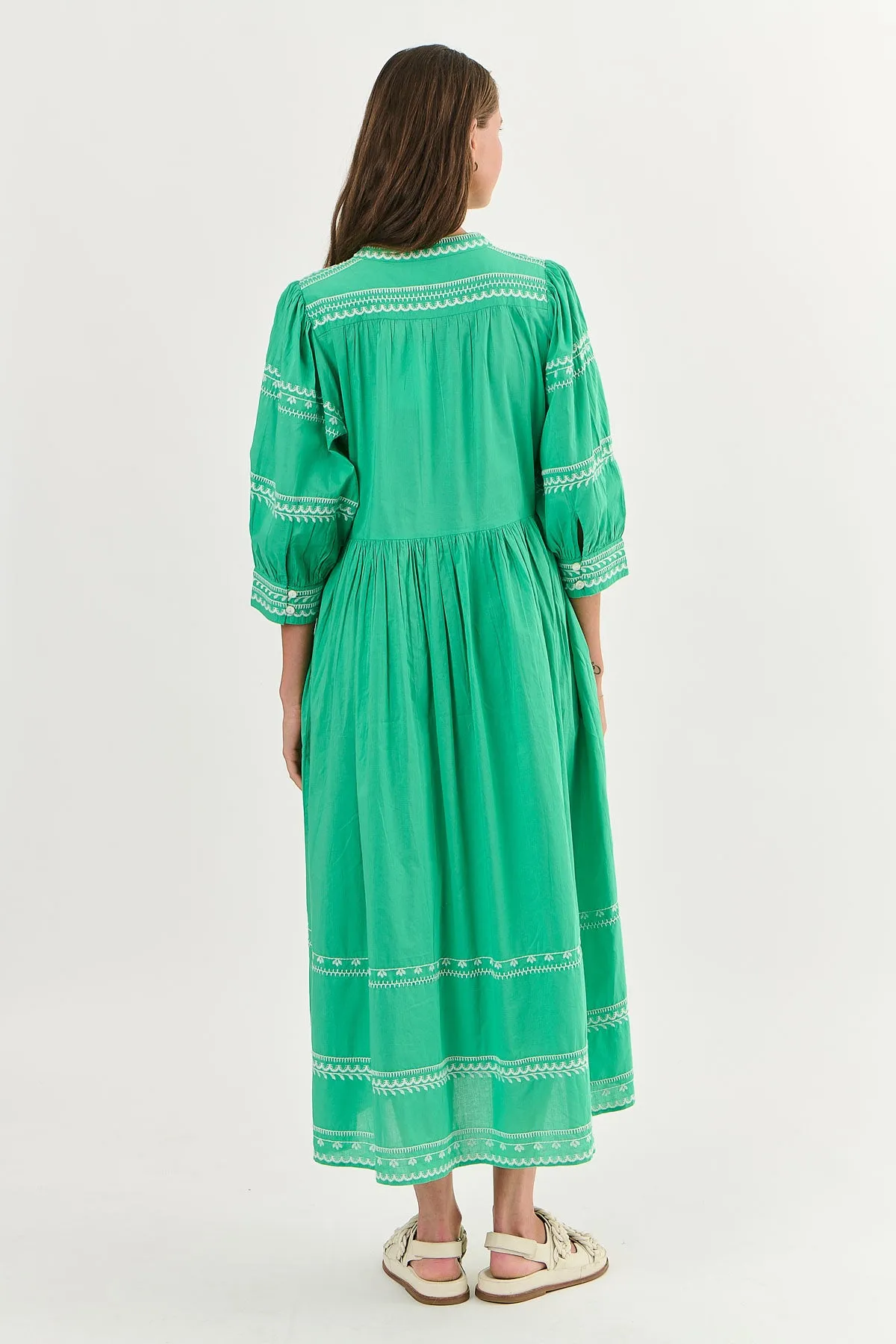 DE08 Dress in Seagrass