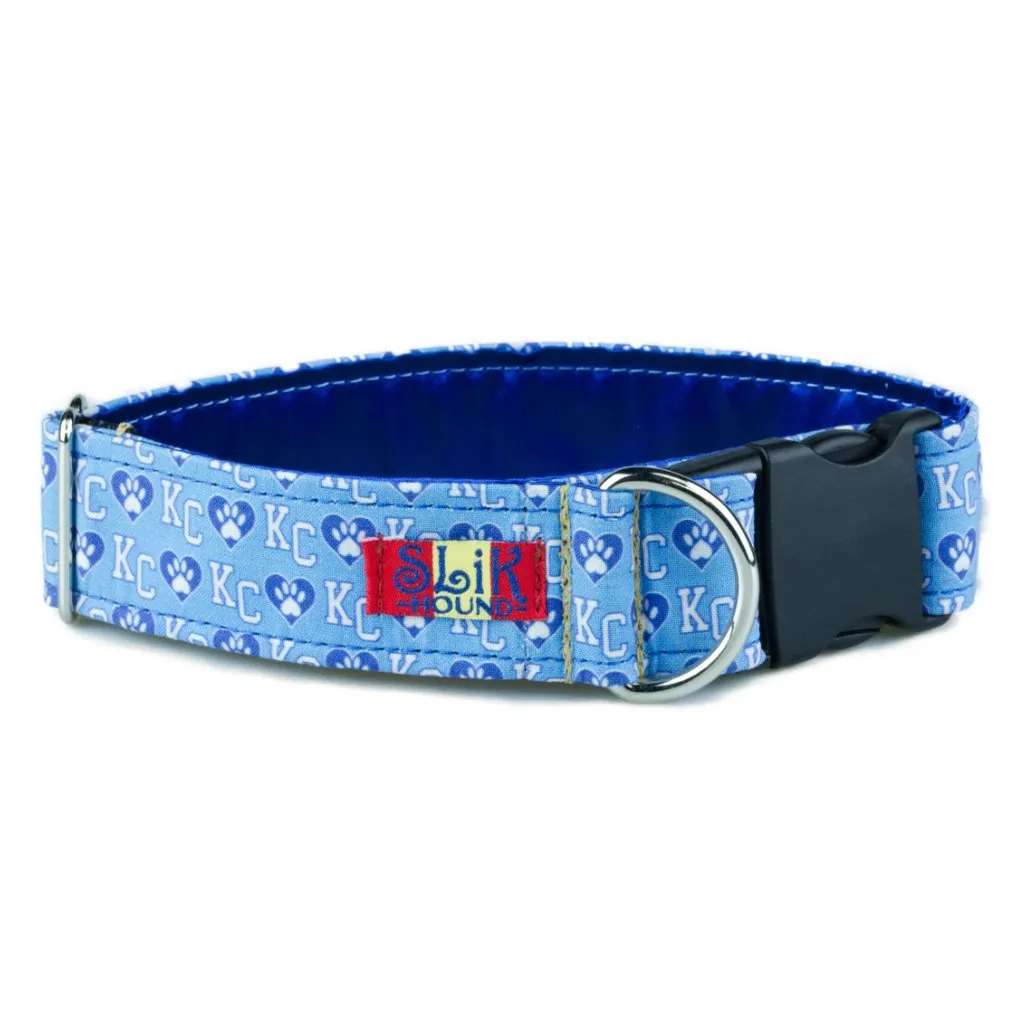 Dog Hearts KC Inverted Blue
