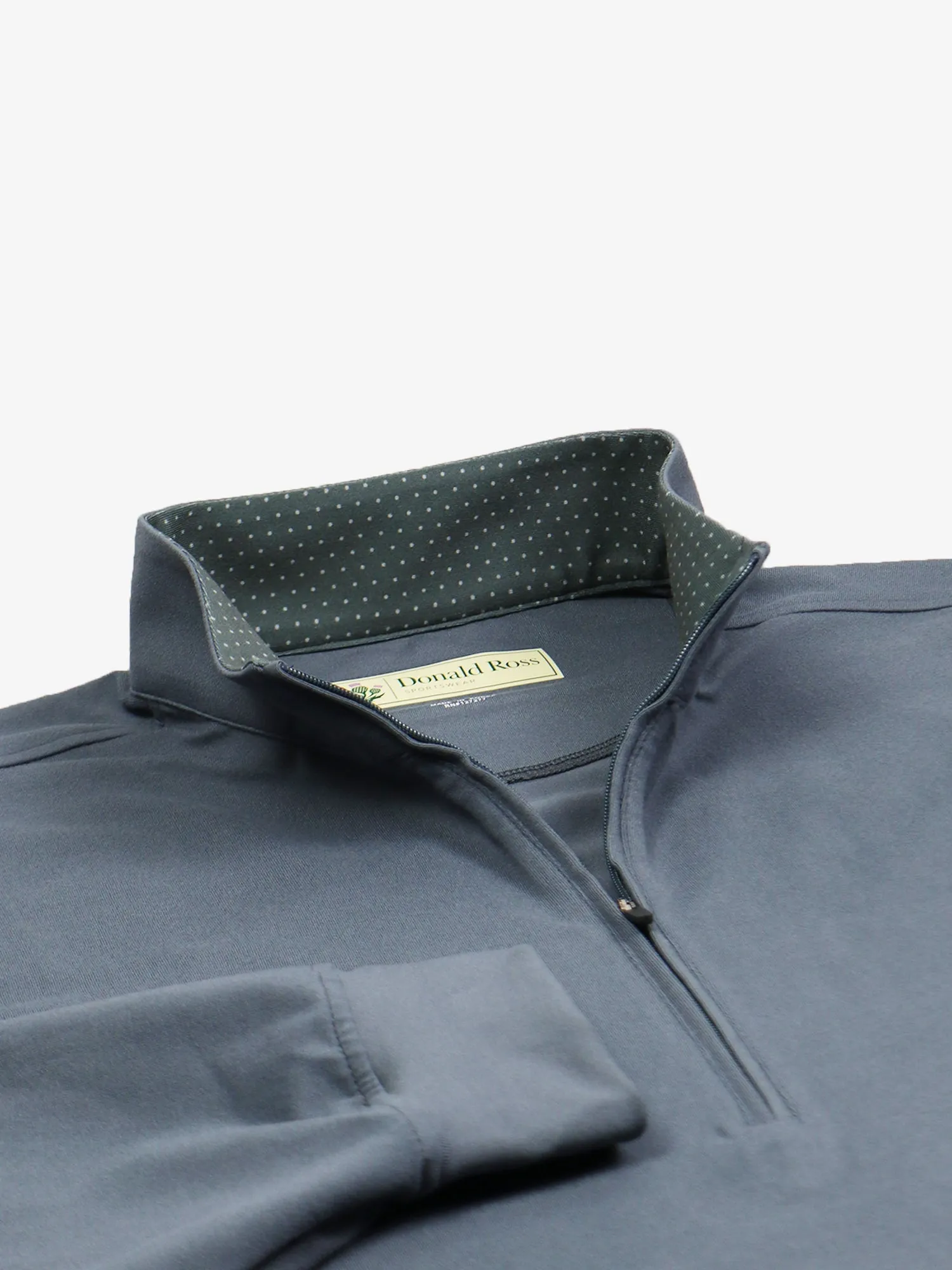 Donald Ross Mens Classic Fit Super Golf Performance Fleece Pullover  - GRAPHITE
