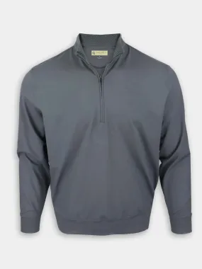 Donald Ross Mens Classic Fit Super Golf Performance Fleece Pullover  - GRAPHITE