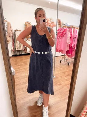 Dora Dress in Navy