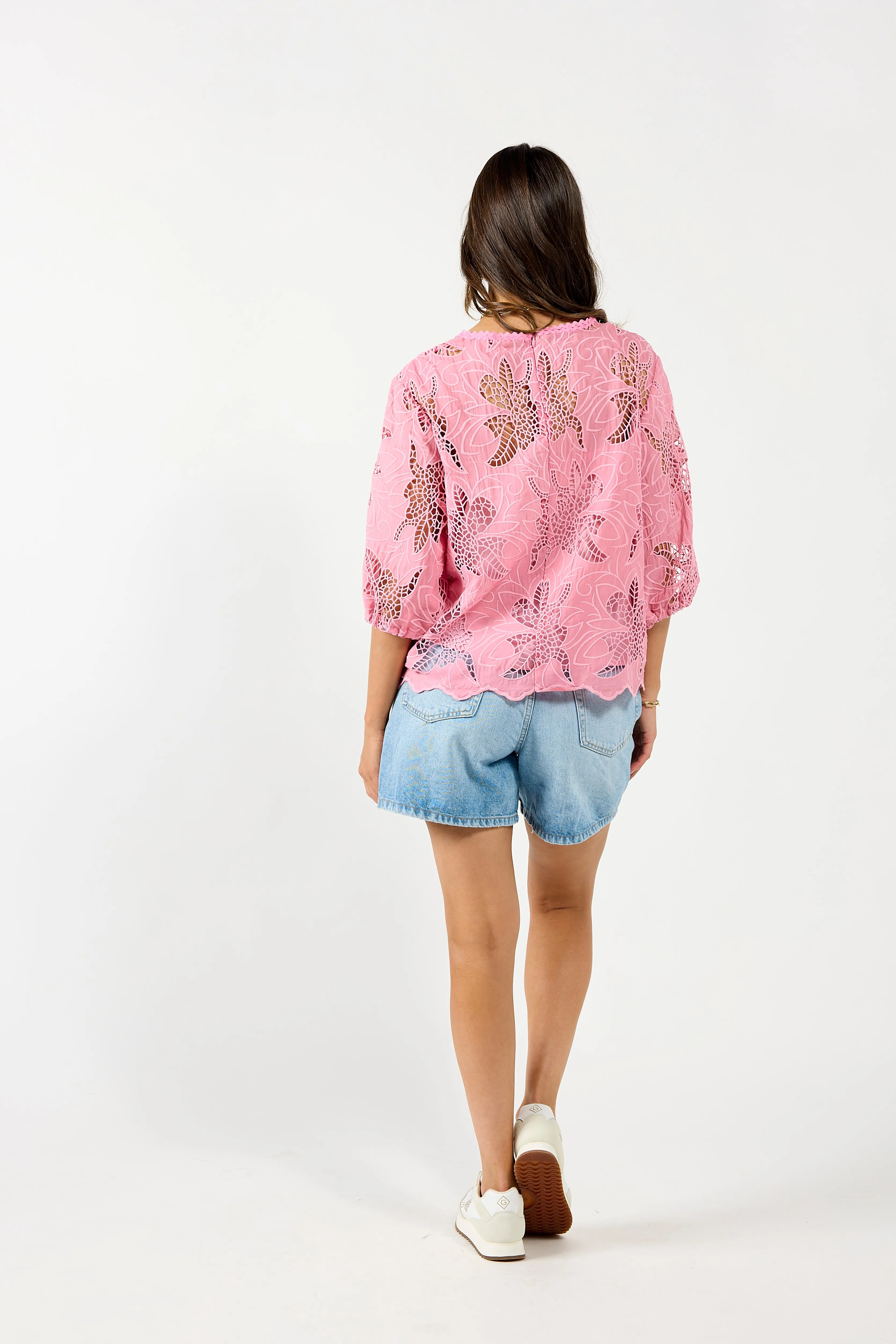 Drama the Label Broderie Top - Candy