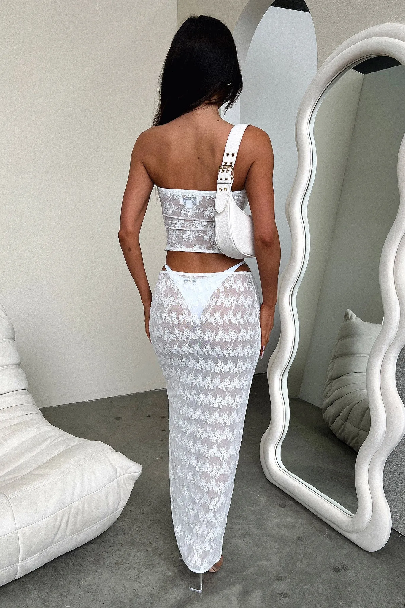 Elia Skirt - White